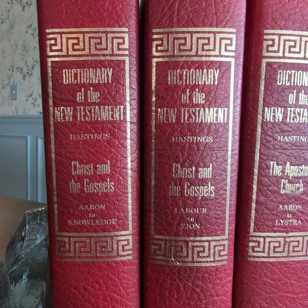 Baker Dictionary of the New Testament James Hastings 4 Volume Set Gilt 1973 Book
